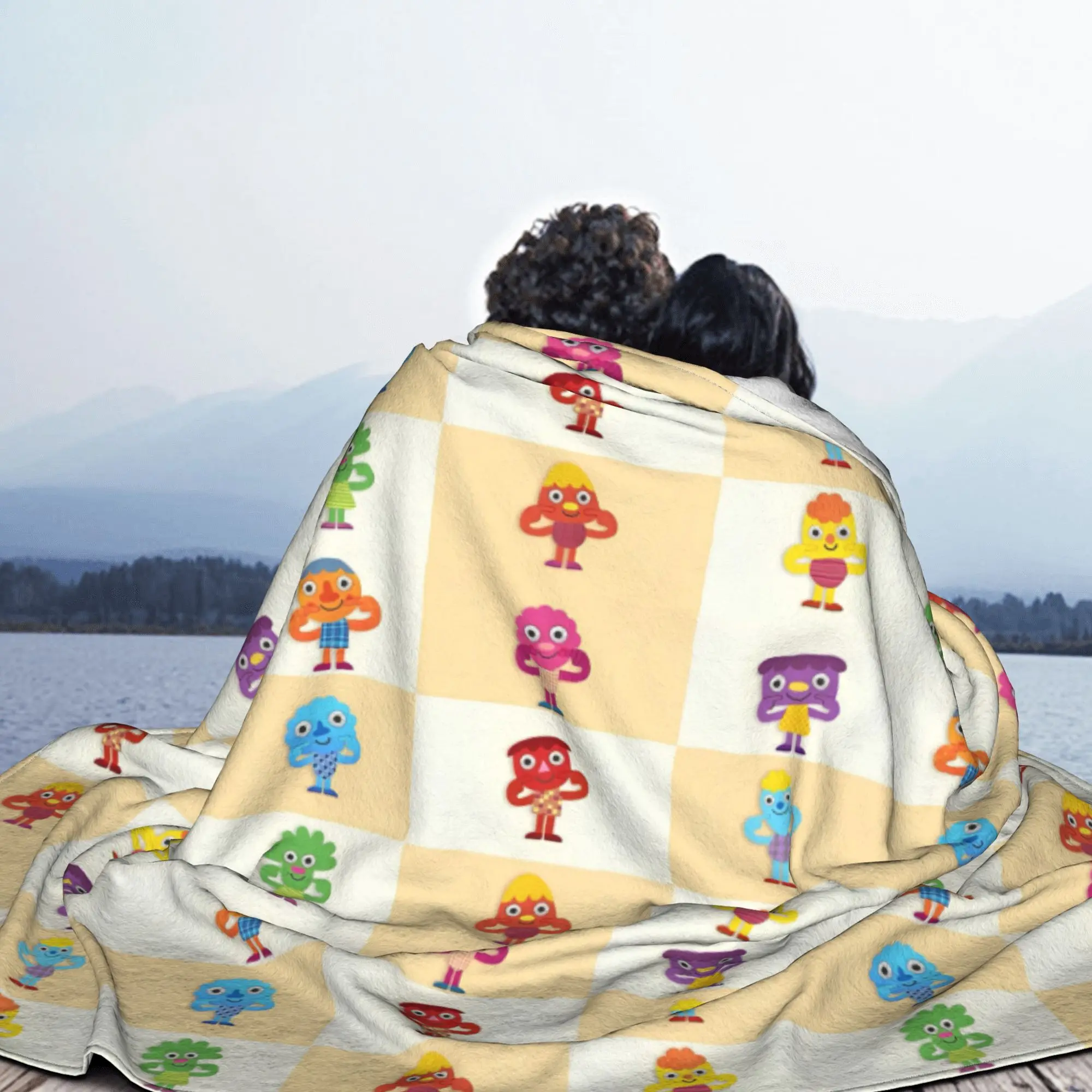 بطانية محبوكة بسيطة للغاية ، معكرونة صغيرة وبنات ، دافئة فائقة النعومة ، أغاني الحضانة ، بطانيات رمي الفانيلا ، سفر الطائرة #4