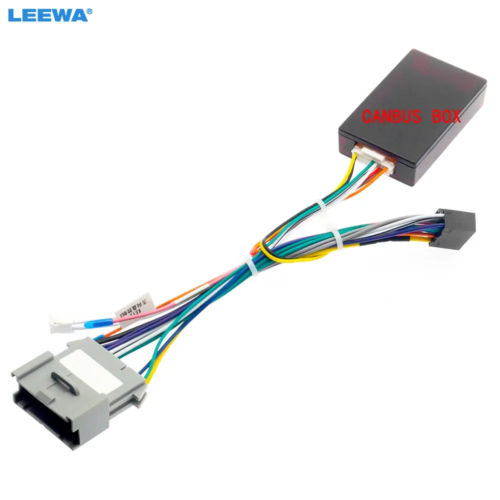 

Автомобильный 16-контактный адаптер жгута проводов LEEWA с Canbus для Hummer H2/H3 (02-06), установочный головной блок # CA7801