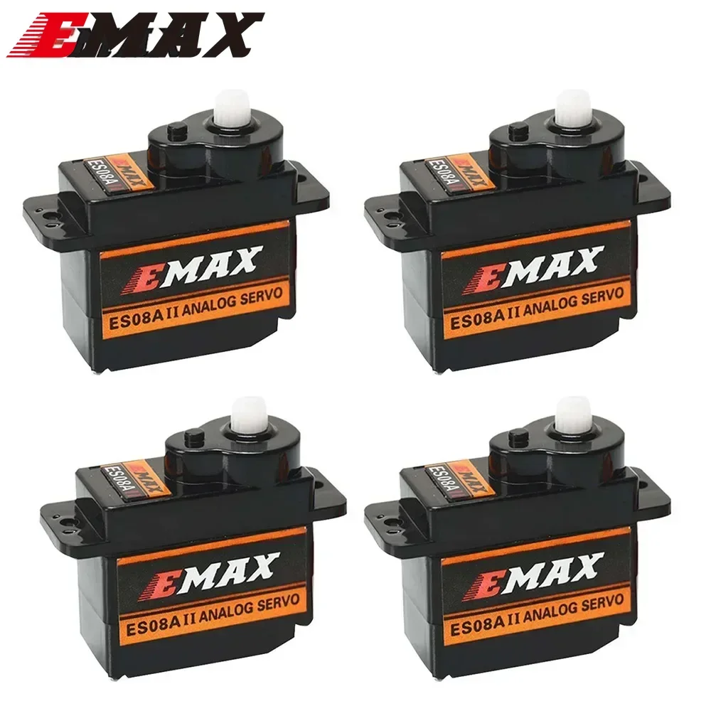 EMAX ES08A II Mini Plastic Gear Analog 9g Servo 1.8kg-sec for RC Models &Robot Fixed Wing Airplane Helicopter