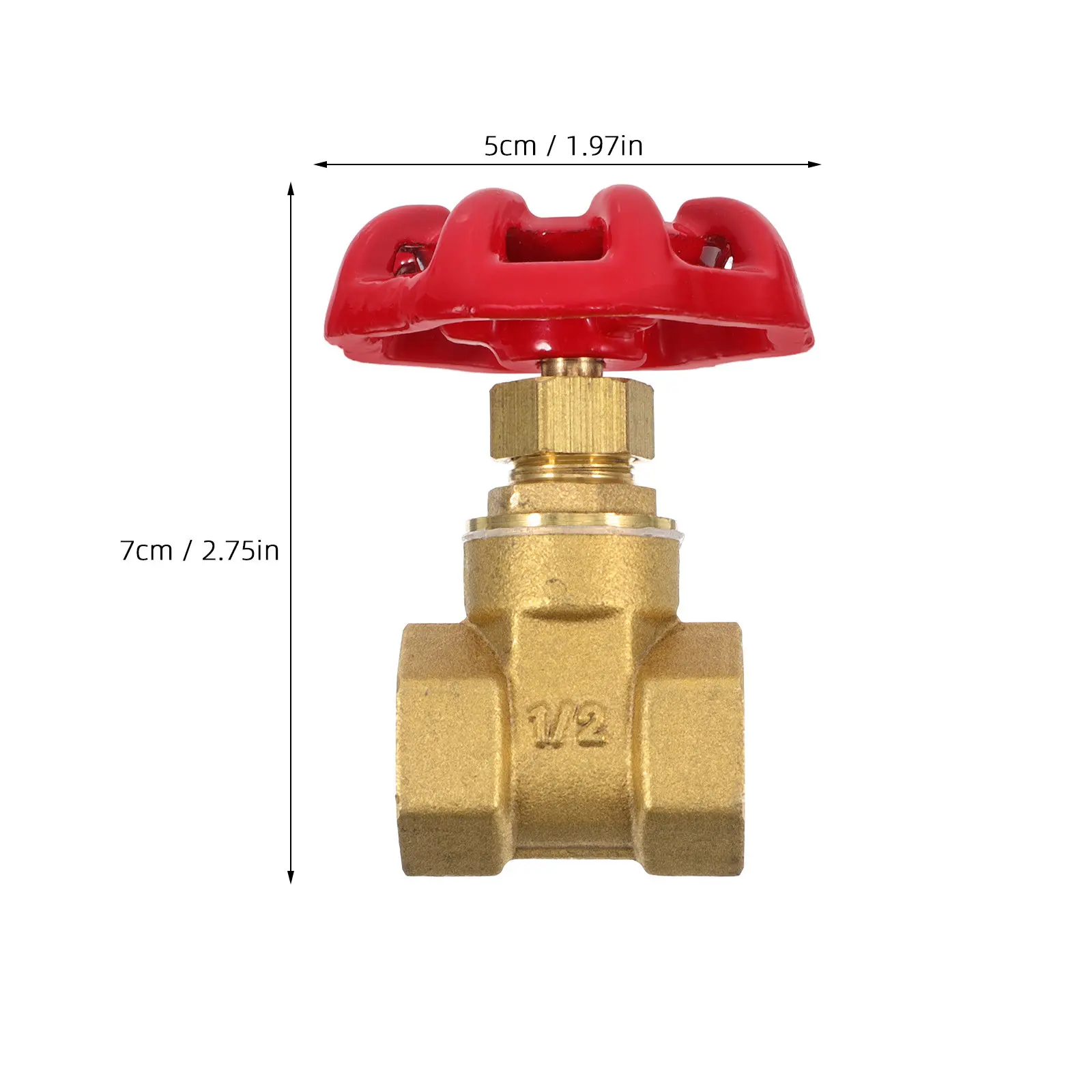 Heavy Duty Manual Gate Valve for Outdoor Water Spigot – High Pressure Hose Shut-Off Quick Switch Garden Faucet