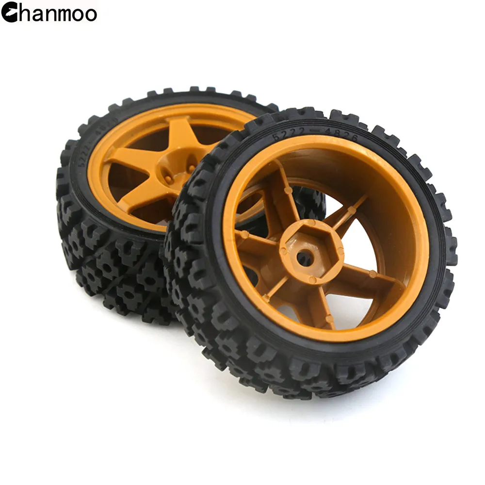 1/10 RC Racing Car Wheels Rally Tyre On Road Tires 12mm Hex for 1:10 RC Car Tamiya XV01 XV02 TA06 TT01 TT02 PTG2 144001 A959 HPI