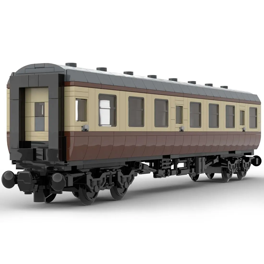 

Custom MOC-67504 British Rail Mark 1 Carriage brown 692 Parts Gift for Christmas