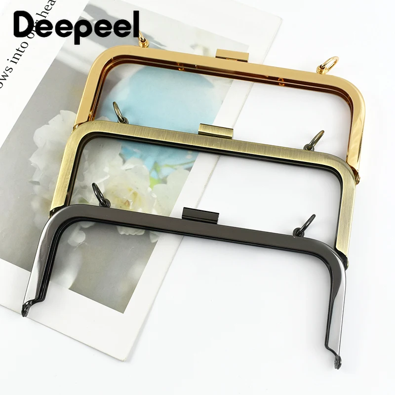 

1/2/5Pcs 20.5cm Metal Bag Handles Purse Frame Kiss Clasp for Handbag Wallet Sewing Brackets Kit DIY Hardware Bags Accessories