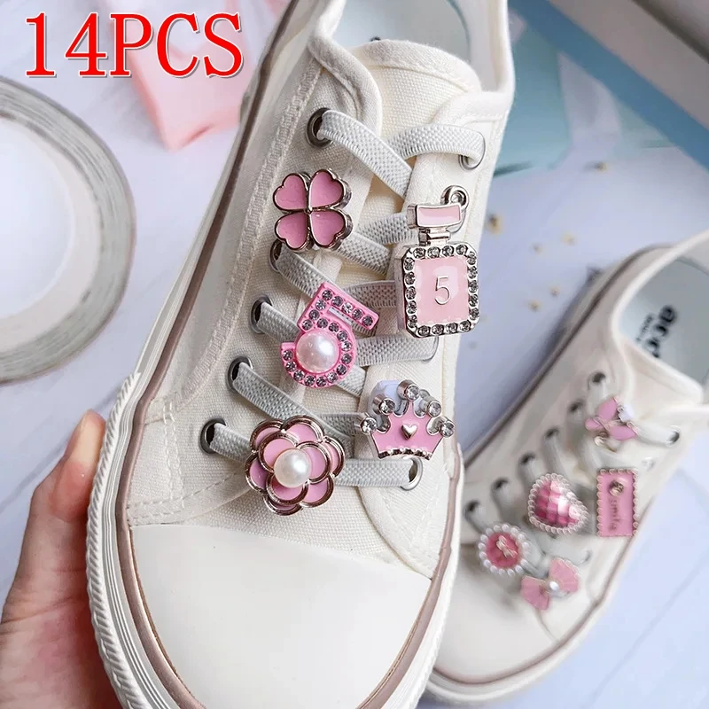 14Pcs New Pink Shoe… - image