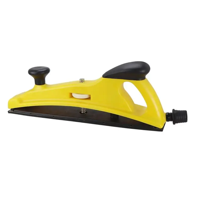 A98E-Deformed Hand Grinding Block Hand-Held Sanding Board With Lock Wheel Vacuum Backing Polishing Pad 70X400mm