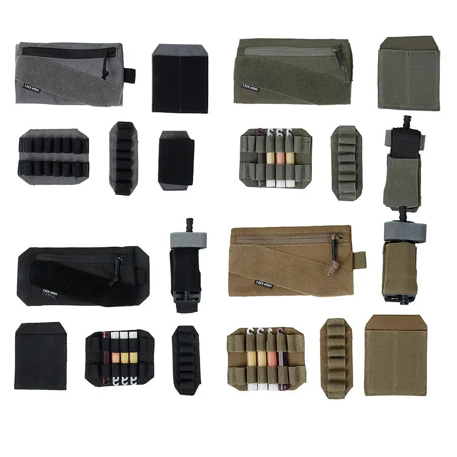 Tactical 5-piece set Special Accessory Pouch Bag for New Chest Hanger BK/CB/RG/WG
