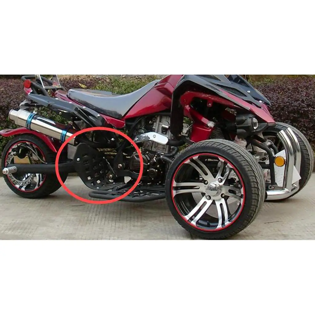 2 Pcs 5.91 Inch ABS Plastic Foot Rest Guard Footpegs for ATV/Jinling 250cc /EEC JLA-21B & JLA-923 Motorcycle Quad Pit Dirt Bike