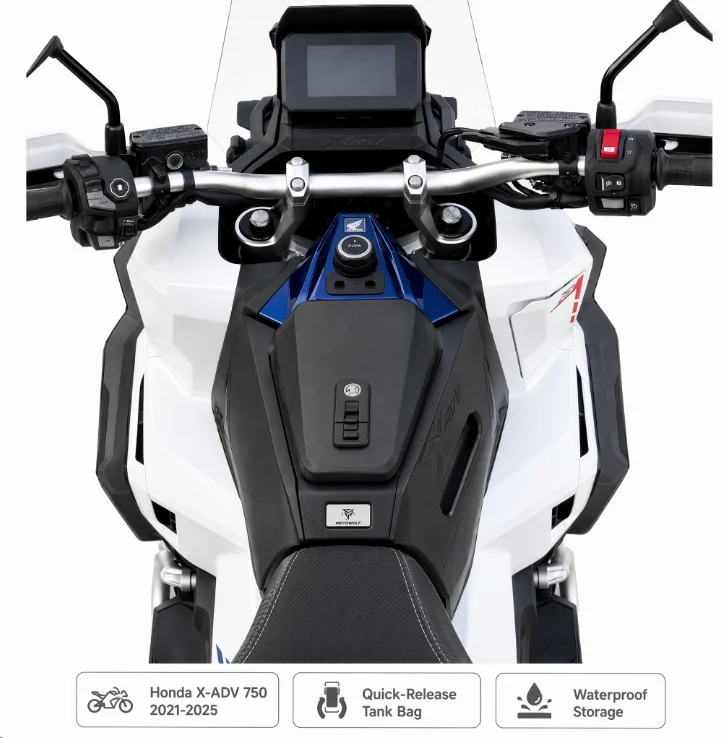 For Honda X-ADV 750 Fuel Tank Bag Waterproof Motorcycle Storage Luggage Carrier 2021-2025 Wholesale