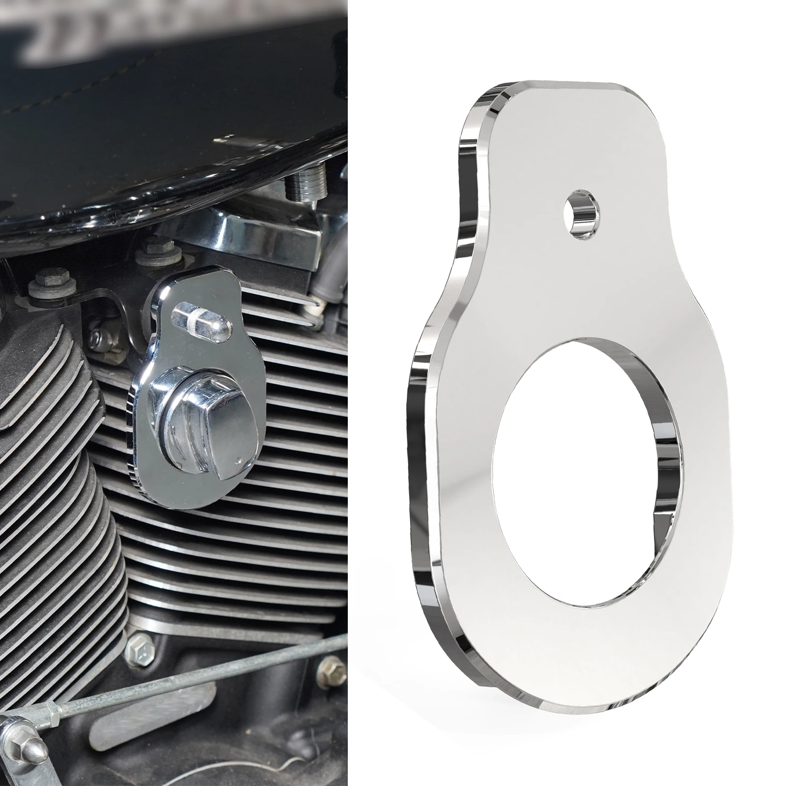 Ignition Switch Relocation Bracket for Harley Road King/Special FLHR FLHRXS Street Glide Special FLHX FLHXS Ultra Limited FLHTK