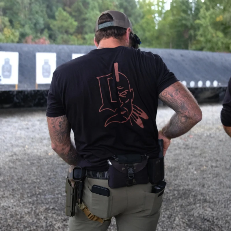 

Summer new military-style defense company Tribal Leader series round-neck short-sleeved T-shirt tough guy clothing