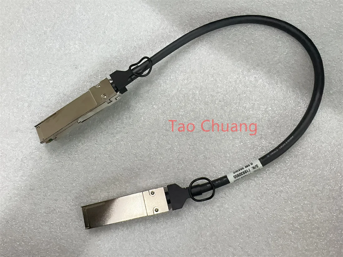 40Gb QSFP DAC cable 0.5m 30AWG QSFP28 passive dual axis connection copper cable suitable FOR Huawei and Juniper switches