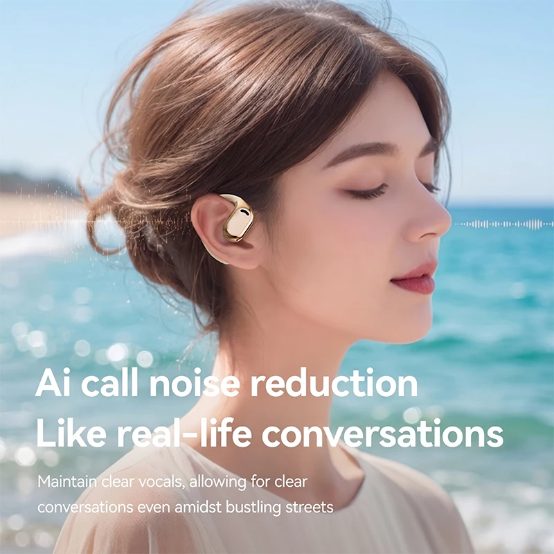 AI Real Time Translation Wireless Bluetooth Earphone OWS Portable Smart Touch Headphone Noise Cancelling Sport Sleep Work Earbud