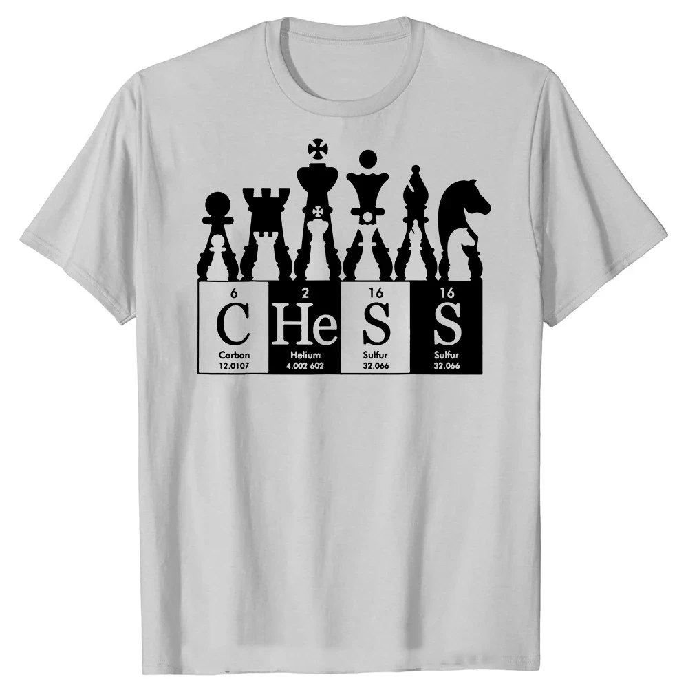 Classic Chess Print Summer Men Short Sleeve T Shirts Casual Streetwear Europe And America Fashion Cotton T Shirts Creative Tees