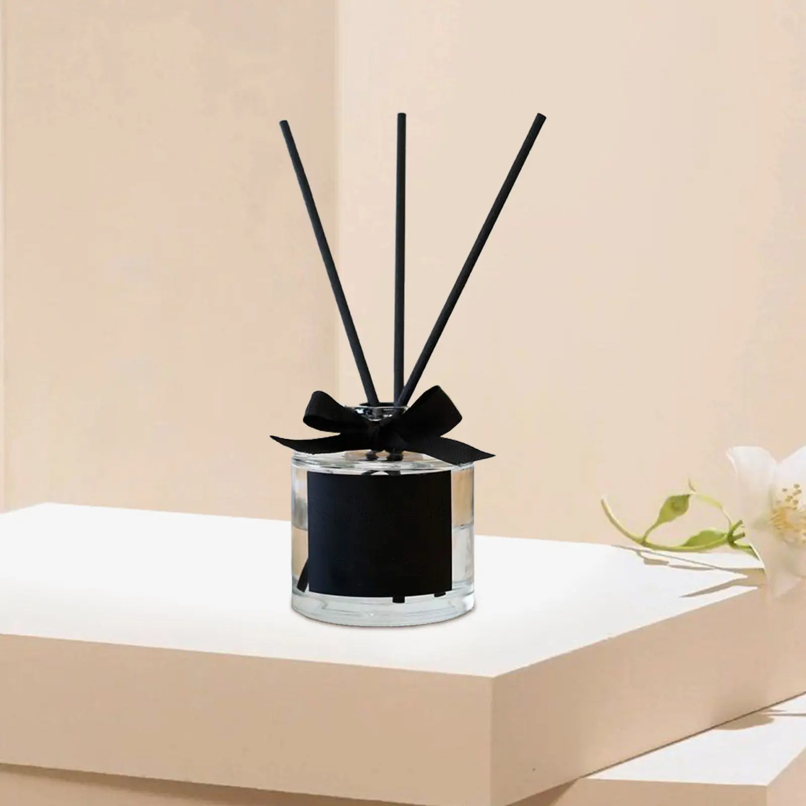 

100 шт. черных фибровых палочек-диффузоров для замены, для ароматизации дома, офиса, спа-салона, ванной комнаты