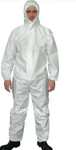 5pcs Disposable Health Antistatic Protective Work clothing Dust-proof Coveralls,Medical Apparel,One-time Clean Garment,Jumpsuit