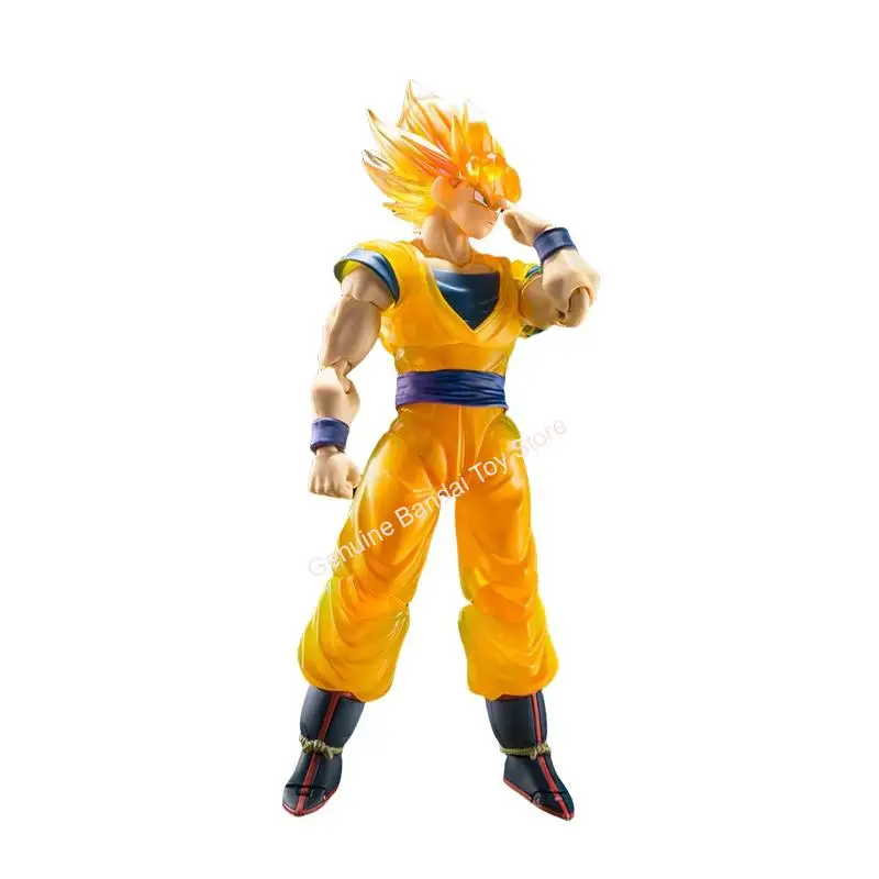 

In Stock Bandai S.h.figuarts Dragon Ball Genuine Son Goku Super Saiyan Box Figurine Action Figure Model