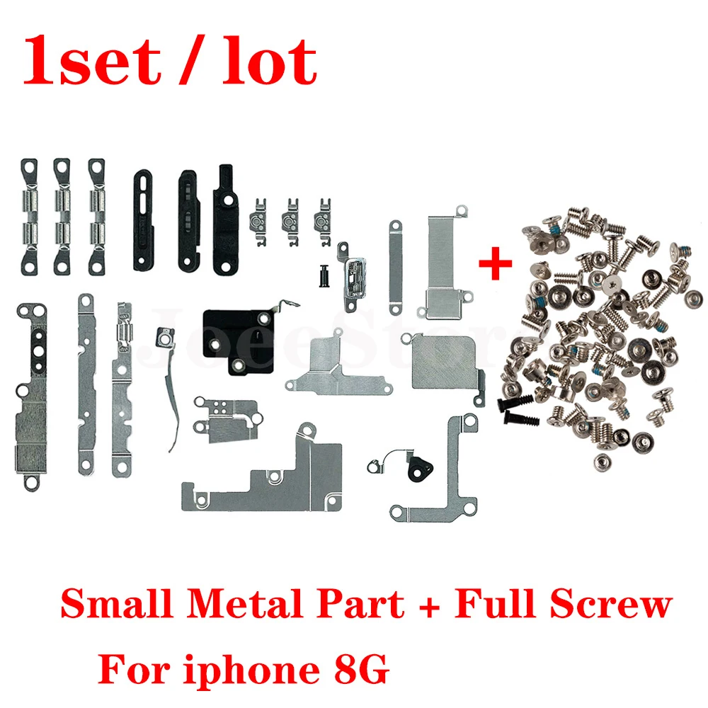 JoeeStore 1Set Inner Metal with Full Screws Accessories For iPhone 11 12 Pro Max X XS XR 7 8 Plus Insid Bracket Shield Parts