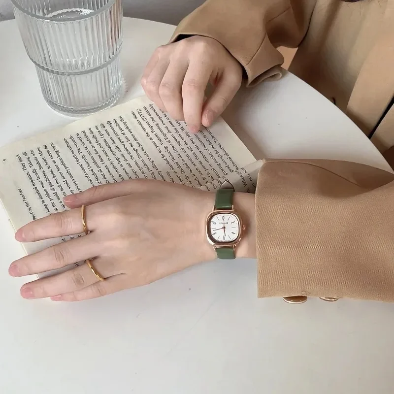 Square Women's Watches Simple Quartz Wristwatches Casual Watches Girls Students Clock Gift Female Ladies Watch Reloj Para Mujer