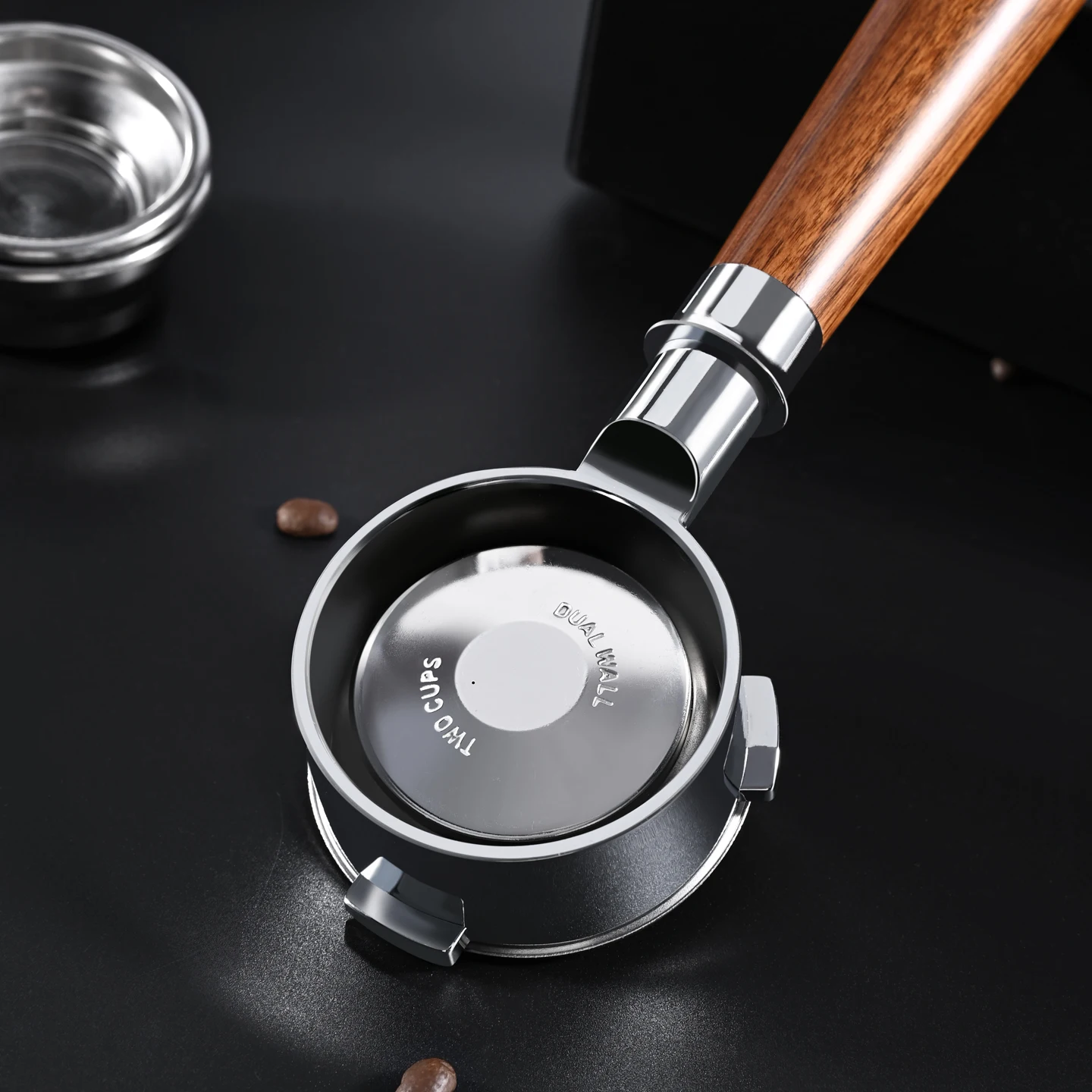 51MM/54MM/58MM Pressurized 1hole Coffee Filter Basket Single/Double Cup Fit Stainless Steel For Portafilter Espresso Coffee Tool view 5