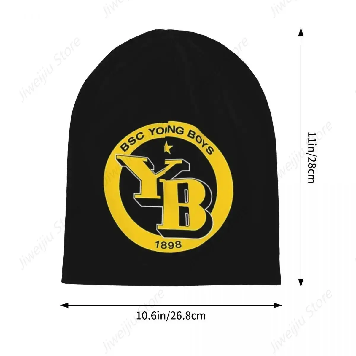 BSC Young Boys Swiss Football Sports Fans Bern Switzerland Warm Knitted Cap Fashion Bonnet Hat Beanies Hats for Unisex Adult