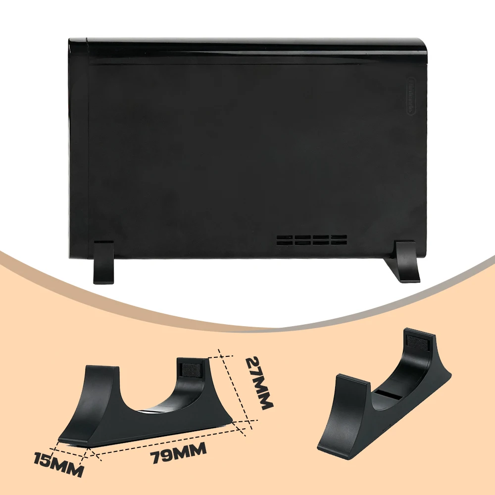 Cooling Bracket Game Console Horizontal Holder Bracket Cooling Feet  Flat-mounted Heighten For N Wii U Game Console