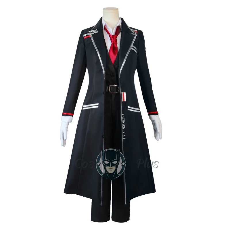 Disfraz de Cosplay de Hong Lu, disfraz de Limbus Company, camisa, abrigo, pantalones, uniforme, traje de fiesta de Carnaval y Halloween