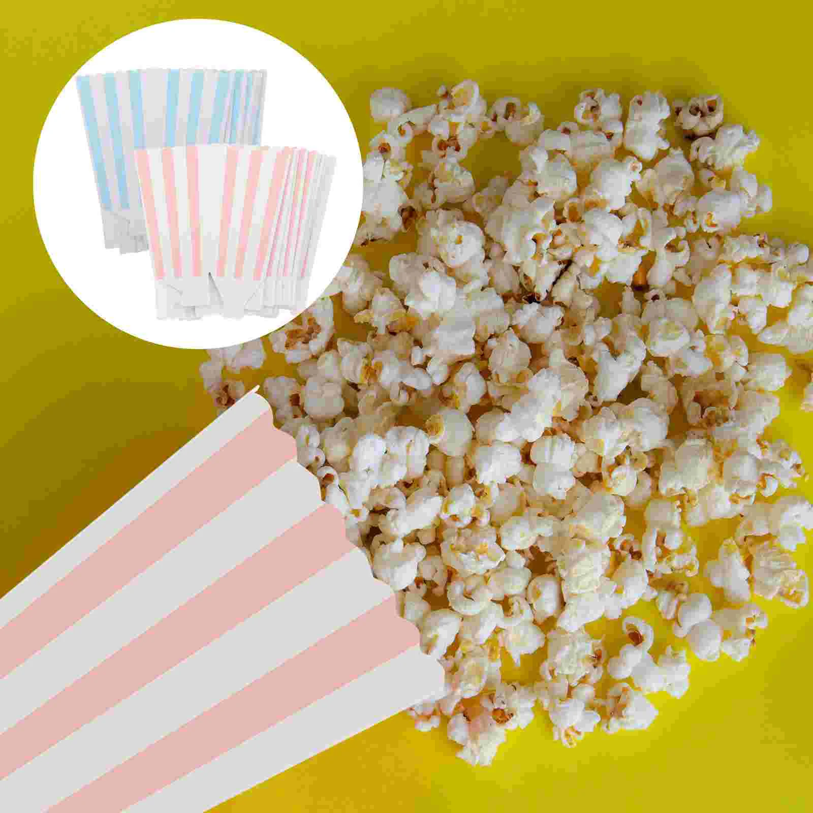 24 Pcs Popcorn Box Portable Snack Containers Buckets Cracker Tray Party Holders Theater