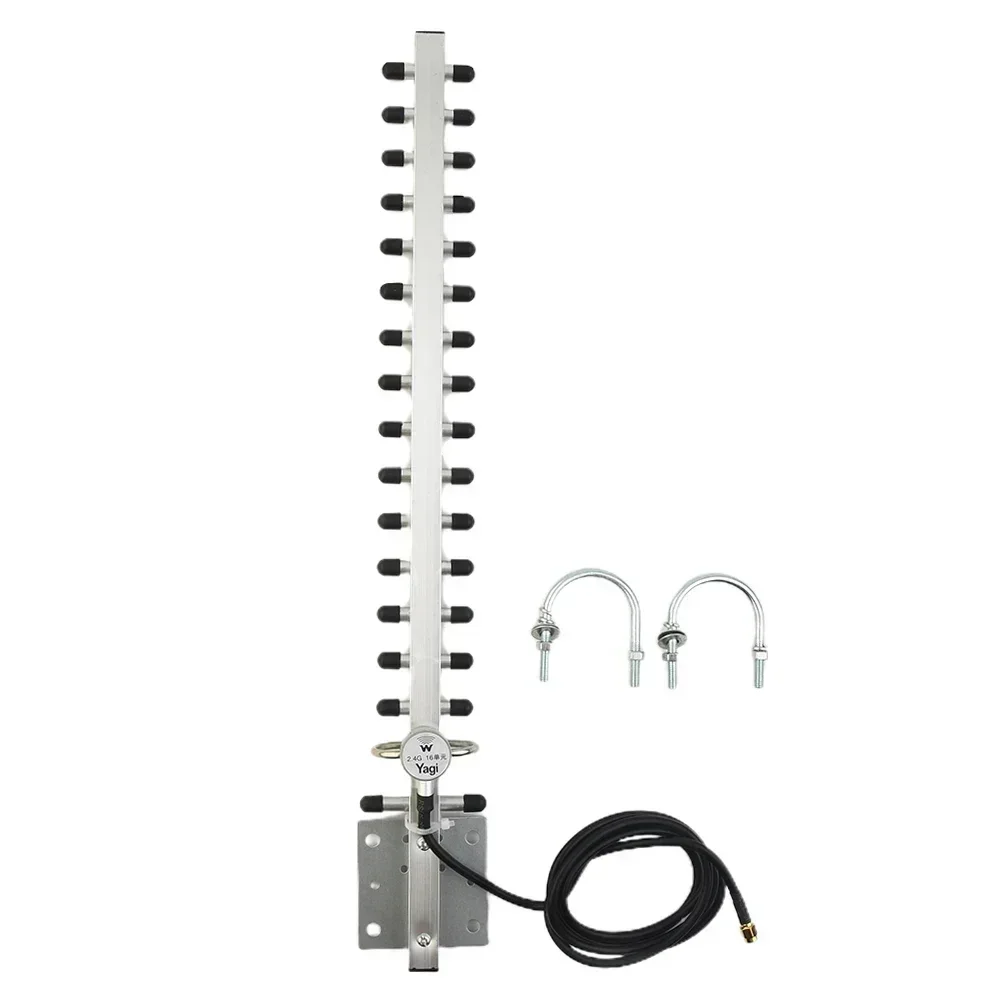 Imagem -02 - Antena Wifi Externa Direcional com Ganho de 25dbi Compatível com Rpsma 4ghz para Sistemas de Roteador para Alcance Estendido