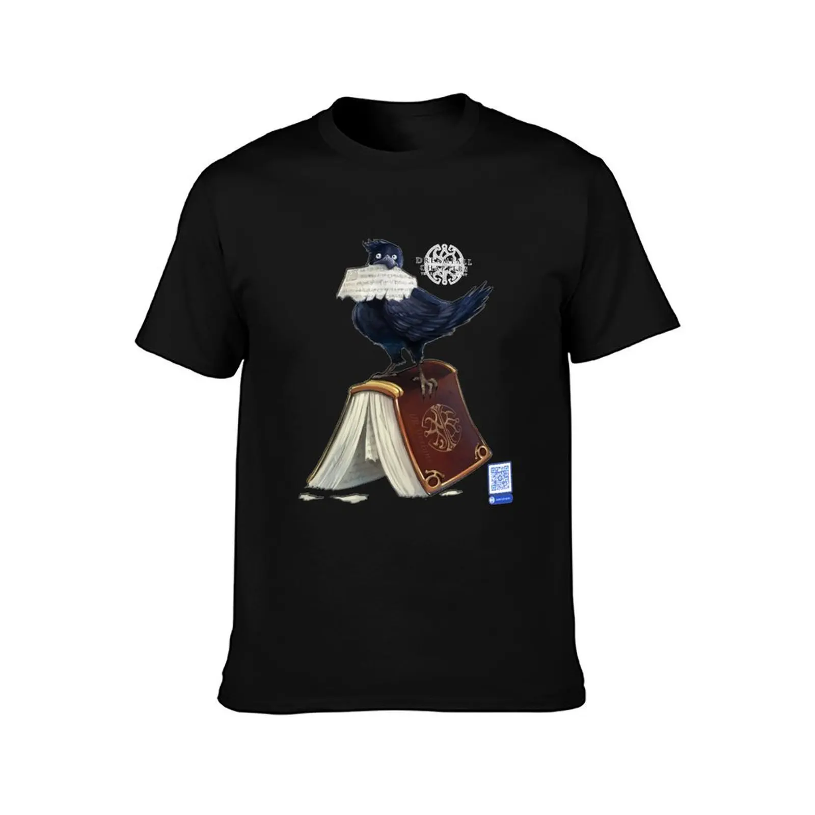 Dreamfall Chapters: Crow & The Tome of the Balance T-Shirt Basic Breathable Solid Color T-Shirt