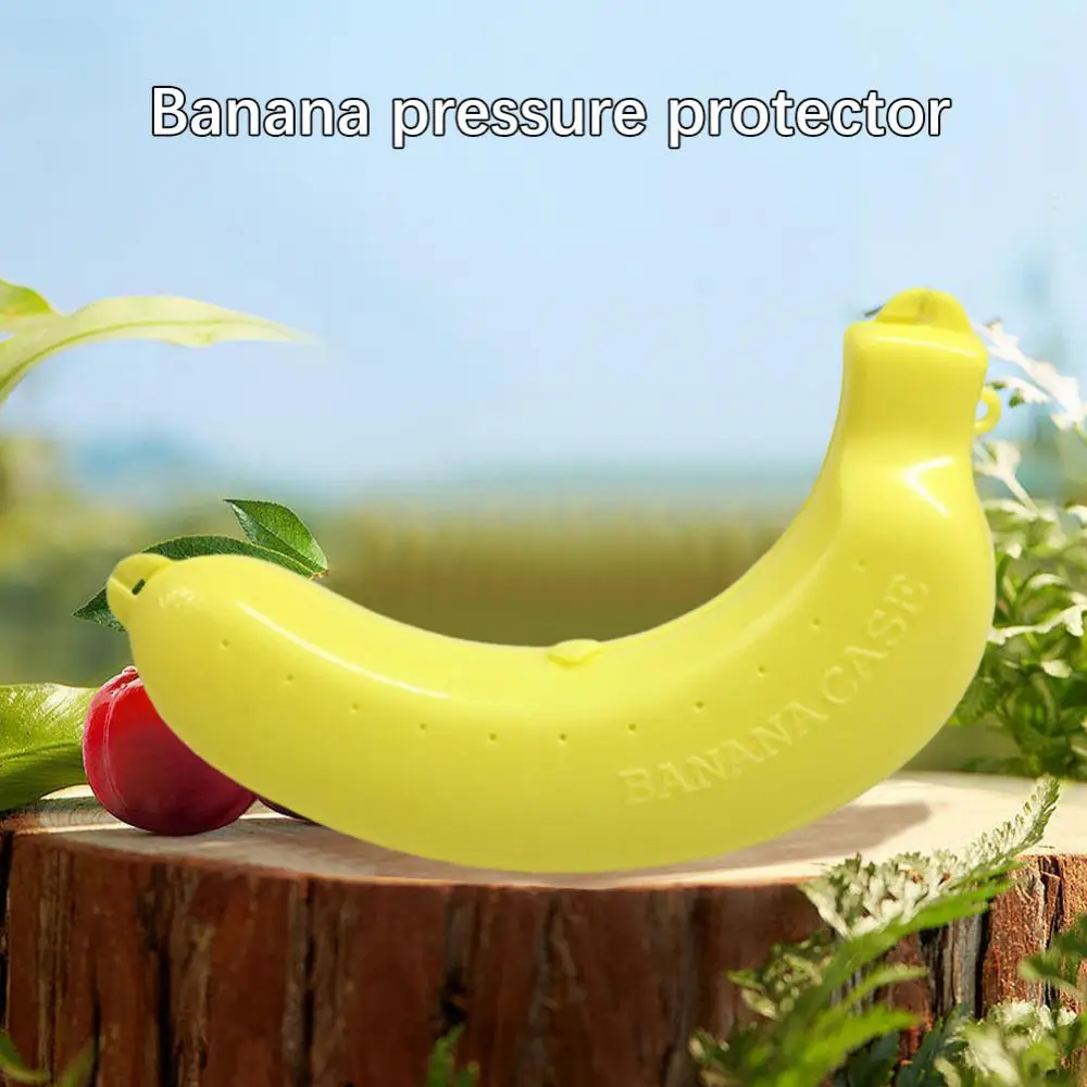 Anti-squeeze Banana Protector Portable PP Banana Box School Outing Picnic Organizer Office Fruit Storage Box Keep Fruit Fresh