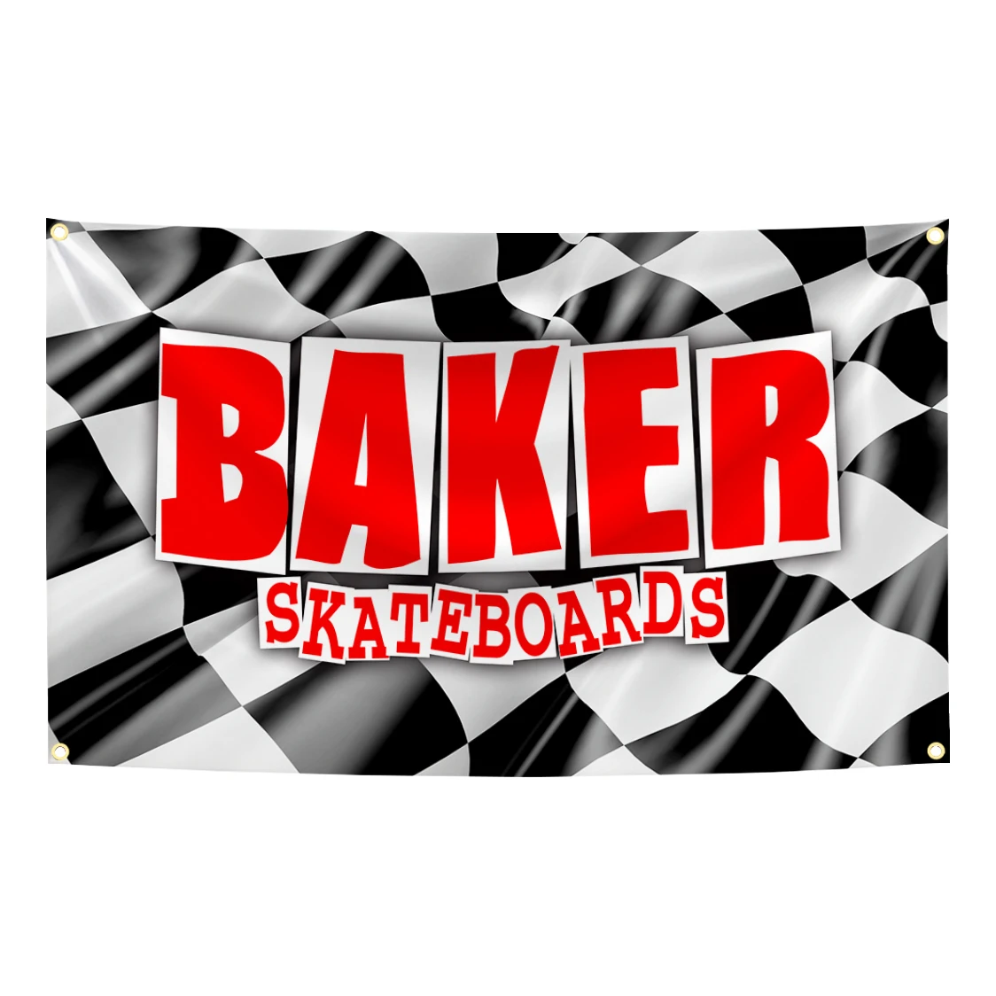 90x150cm B-Bakers Skateboards Kick Push Flag Tapestry Polyester Digital Printing Banner for Garage Wall Art Out Door Decoration