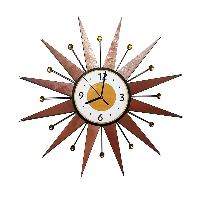 

Reloj De Pared 3d Grande Minimalist Living Room Wall Clock Creative Home Decoration Clocks Retro Light Luxury Horloges Murales