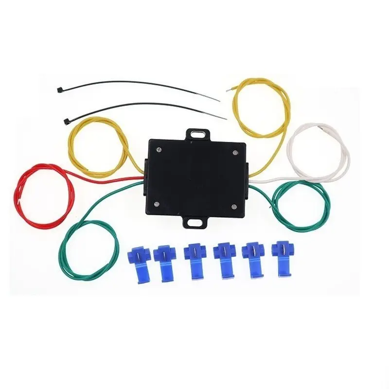 N26R-Wire Splice 2 Way To 3 Way Trailer Wiring Harness Tail Light Converter For RV For Vehicle Semi Trailer For Dinghy Towing