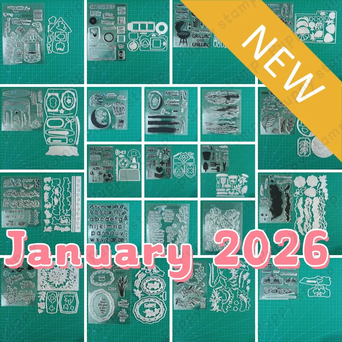 

Football Match Day Crew Paradise Garden Metal Cutting Dies Clear Stamps Hot Foil For DIY Scrapbook Craft Decoration 2026 Spring