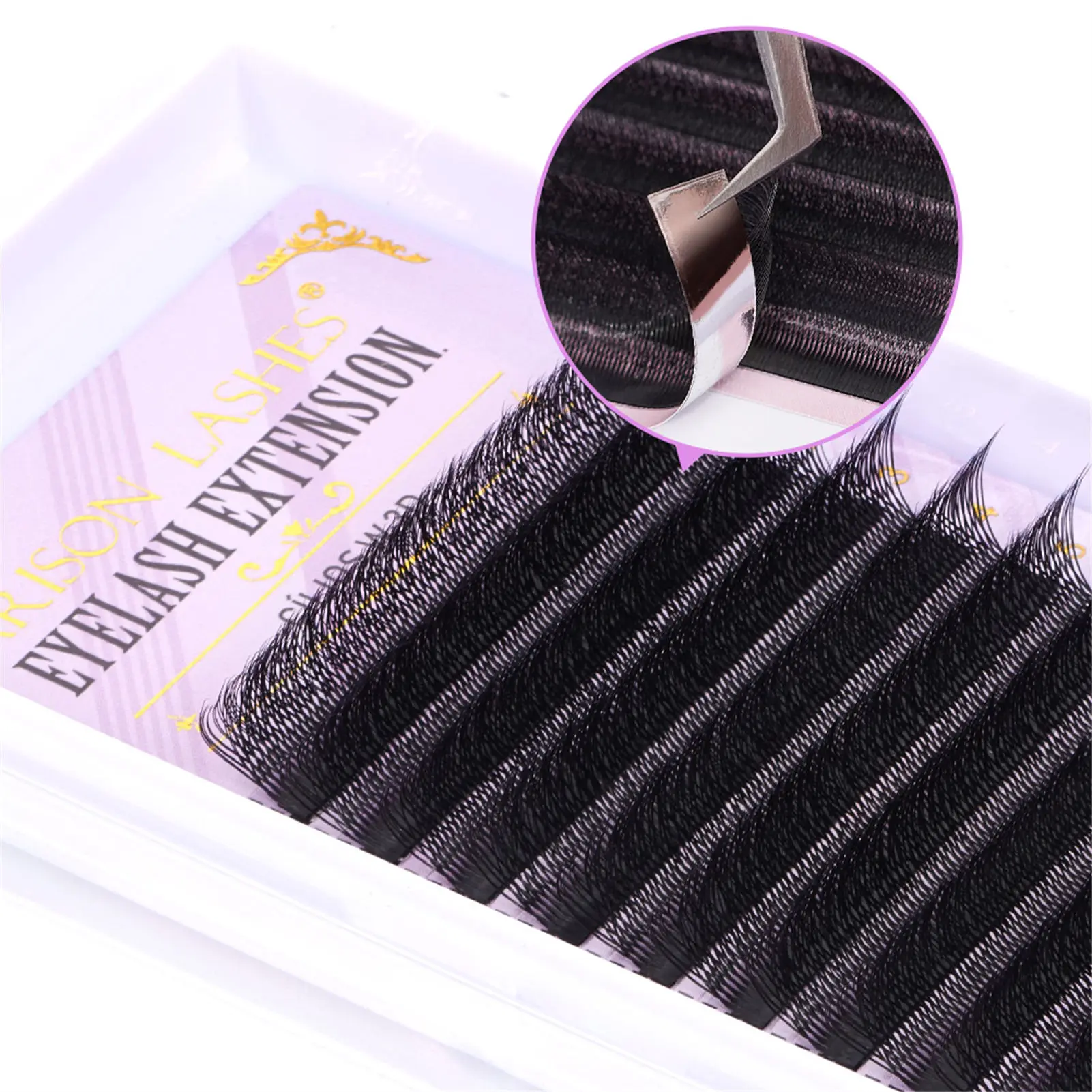 Individual False Eyelashes Grafted Lashes Easy to Use Realistic Look Lash Extension Kit Gift for Friends Family Members PR Sale