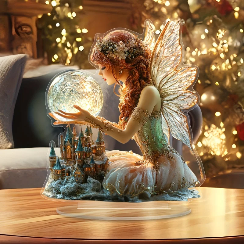 

Princess Angel Handheld Moon Fairy Tale Festival Decorative Piece - Acrylic Desktop Girl Innovative Decoration Item