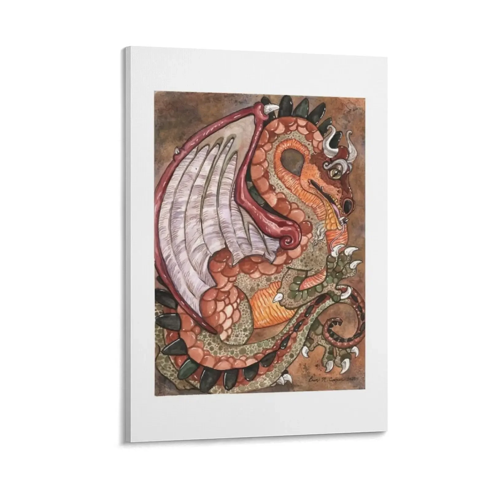 

Smrgol from Flight of Dragons Canvas Painting aesthetic room nordic home decor home decorations and organization