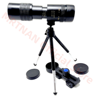 Monocular Telescope Long Range 10-300x40 Zoom with Tripod Phone Clip for Outdoor Hunting Camping Tourism