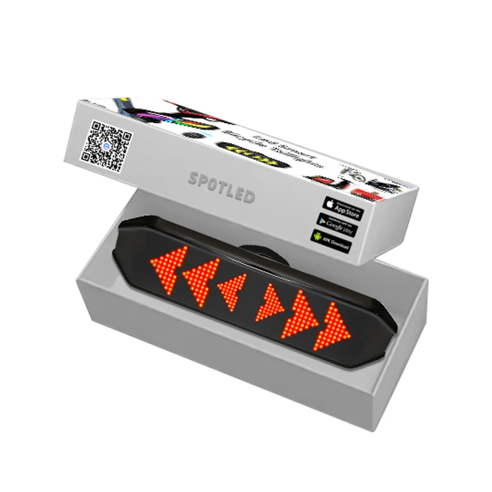 

Manufacturer Electric Bike Turn Signal Lights Support Worldwide Languages Bicycle Riding Tail Lights LED 1