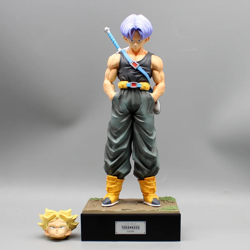 28cm Anime Dragon Ball Z Fighters Trunks Figure Super Saiyan Future Trunks Figurine Action Figures Statue Collectible Model Toys