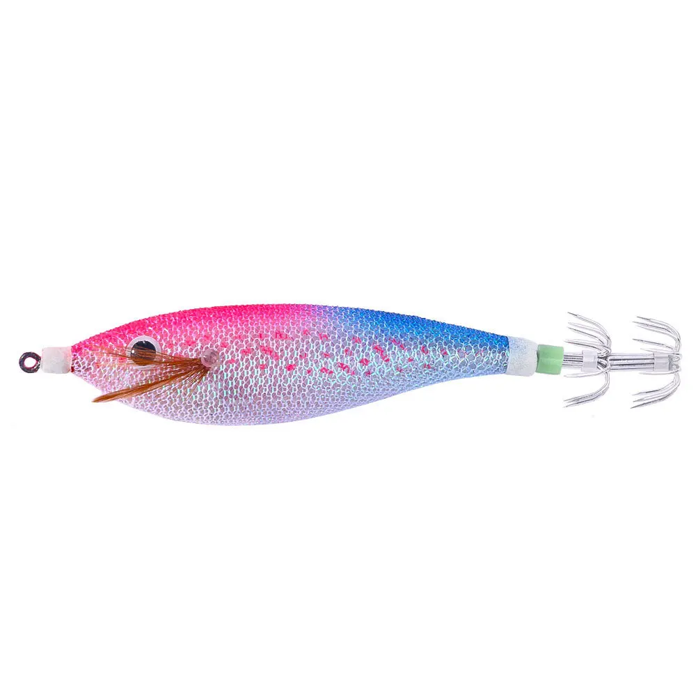 Leuchtender hölzerner Garnelen-Fake-Köder, neuer hölzerner Garnelen-Tintenfisch-Haken, harter Bait13GFishing-Köder-Set – Detail 8