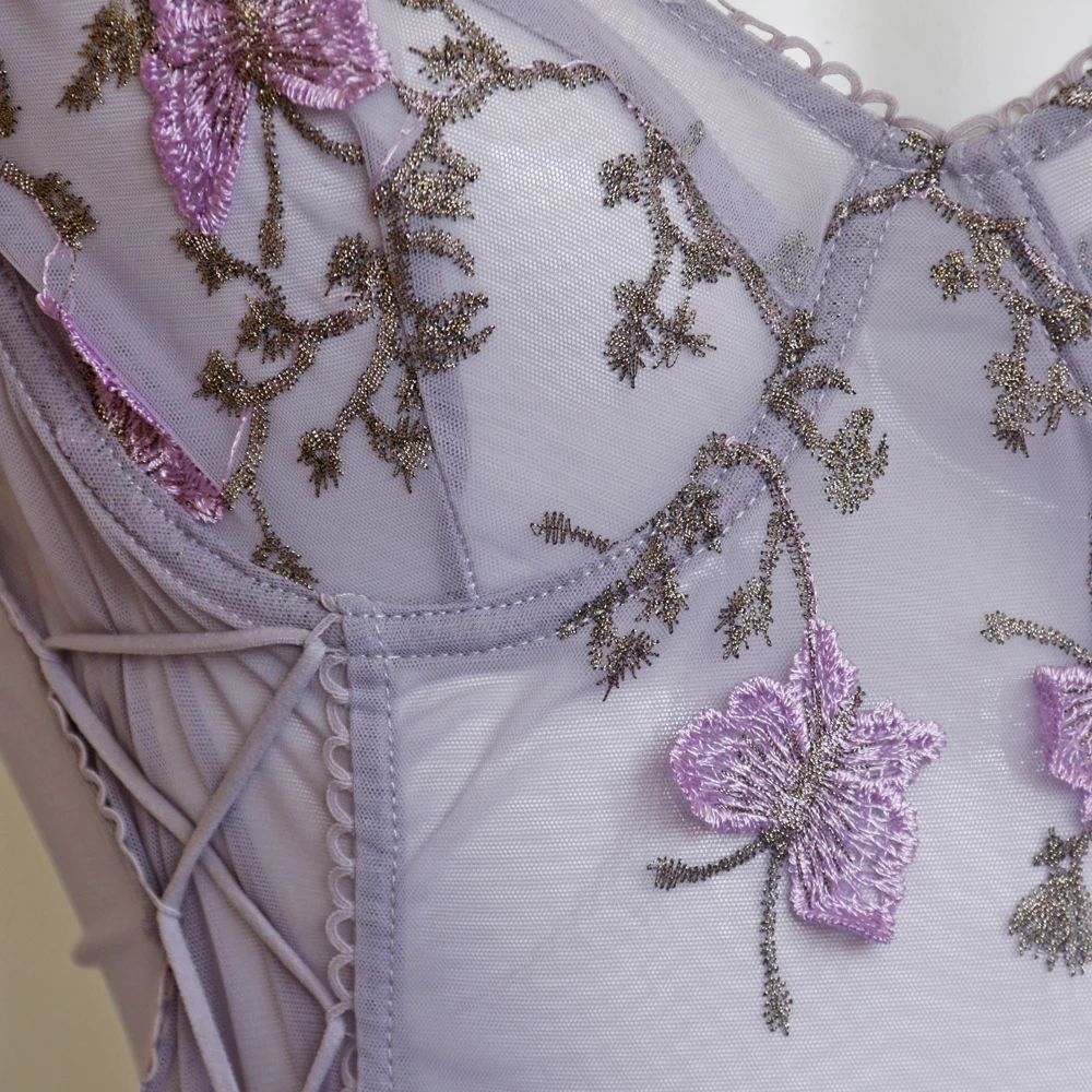 ملابس داخلية مثيرة مفتوحة المنشعب على شكل فراشة ملابس داخلية مثيرة للإناث ملابس داخلية مثيرة للنساء ملابس نوم شفافة بدون حمالات من الدانتيل #5