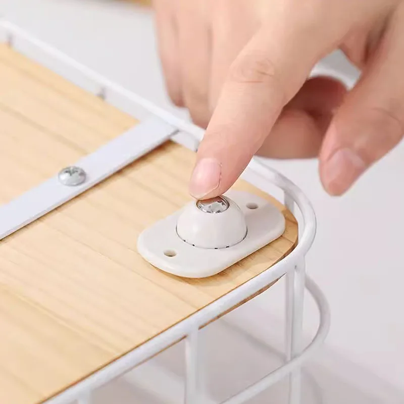 Self Adhesive Casters Wheels Mini Swivel Wheels Stainless Steel Universal Pulley 360° Rotation Furniture Cabinet Sticky Pulley