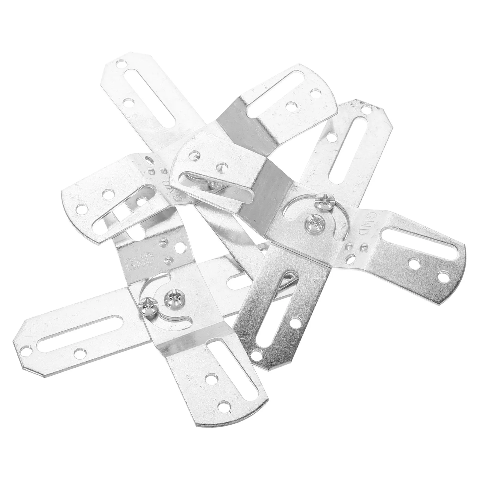 Juego de 3 soportes de montaje para lámparas, kit universal de hardware de montaje en techo con placa y barra transversal para candelabros y ventiladores de techo