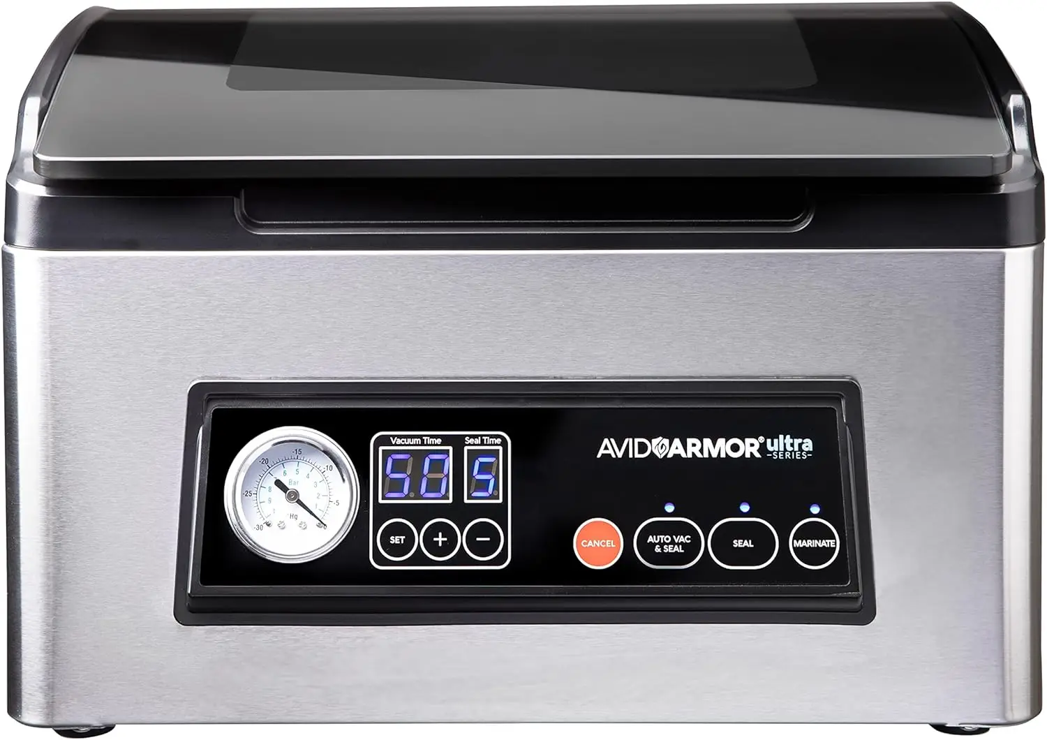 

Vacuum Sealer Machine USV32 Ultra Series - Perfect For Wet Foods, Meats, Marinades And More. Compact Size With 11.5" Seal Bar.