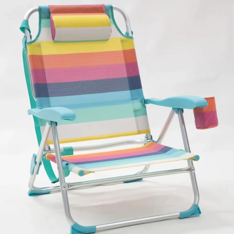 

Wholesale outdoor comfortable aluminum folding high sand beach leisure chair beach chair