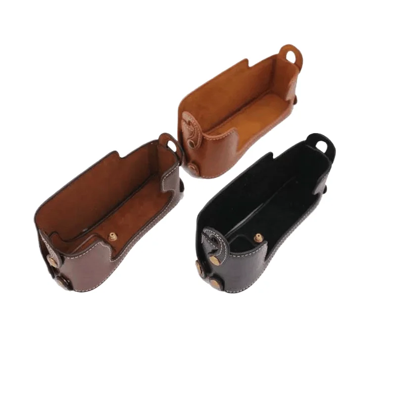 Camera Bag Bottom Case For Fujifilm Fuji Finepix X-E1 XE1 X-E2 XE2 PU Leather Half Body Set Cover With Strap