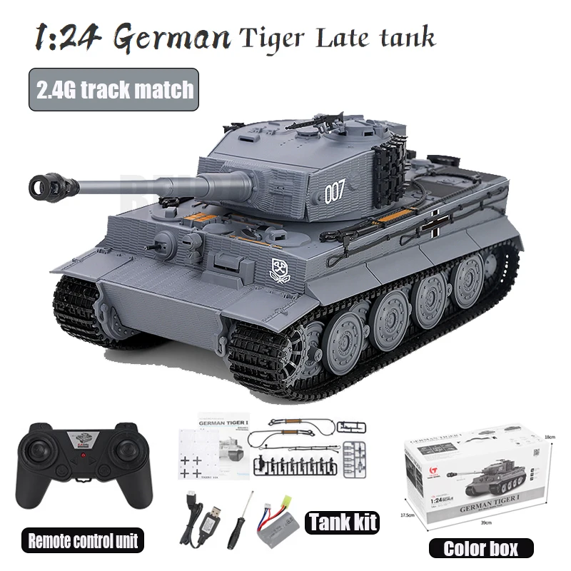 

1/24 Taigen RC Battle Tank Tiger I Радиоуправляемые военные танки Rc Offroad 4x4 Радиоуправляемые машинки Игрушка для мальчиков VS Wltoys Mjx Mn82