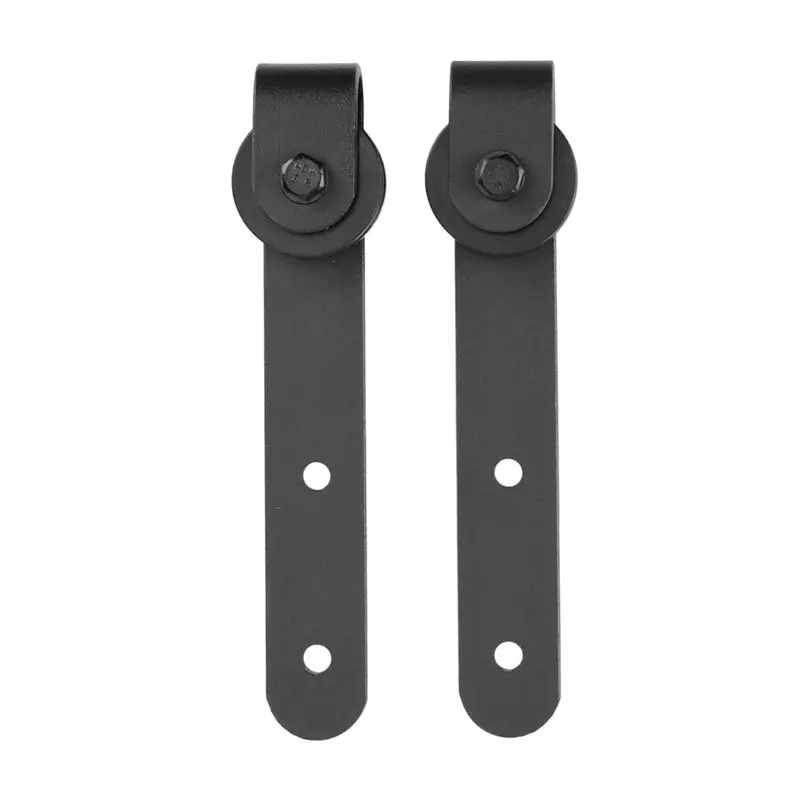 4X Cabinet Sliding Barn Door Hardware Kit Super Mini Sliding Door Hardware Hardware Kit Top Mount Hanger Track Closet