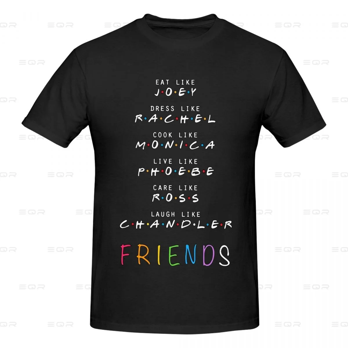 JOEY DOESN'T SHARE FOOD TV Show 2 Men's round neck Oversized T-shirt,Hip Hop,Tee shirt Novelty all the year round Gift